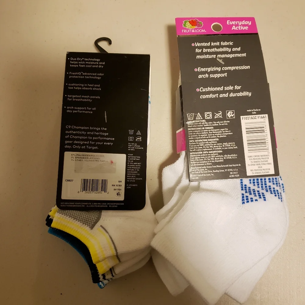 Champion and‎ Fruit of the Loom Socks Bundle